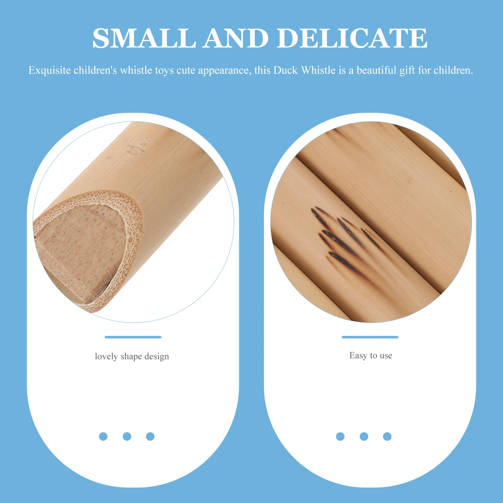 

15 Pcs Duck Whistle Practice Instrument Crafts Noise Making Handheld Sound Bamboo Toys Child Children Musical Instruments