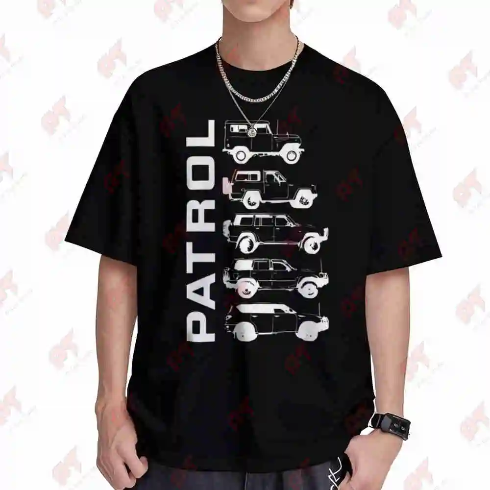 Patrol 4X4 Y60 Y61 Offroad Short Sleeve Tee 100% Cotton T-Shirt