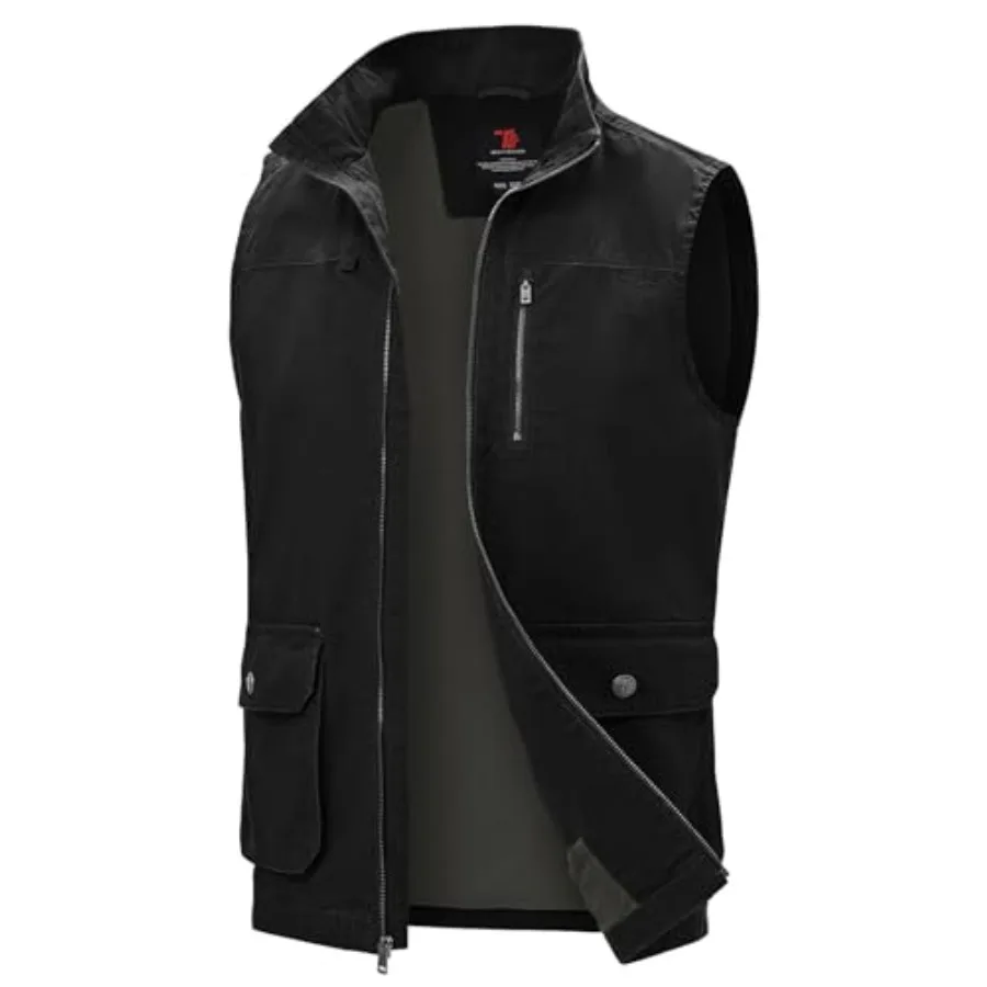 

Мужской легкий жилет TBMPOY из хлопка: стильный, без рукавов, для путешествий, повседневной носки, работы, активного отдыха, рыбалки и походов