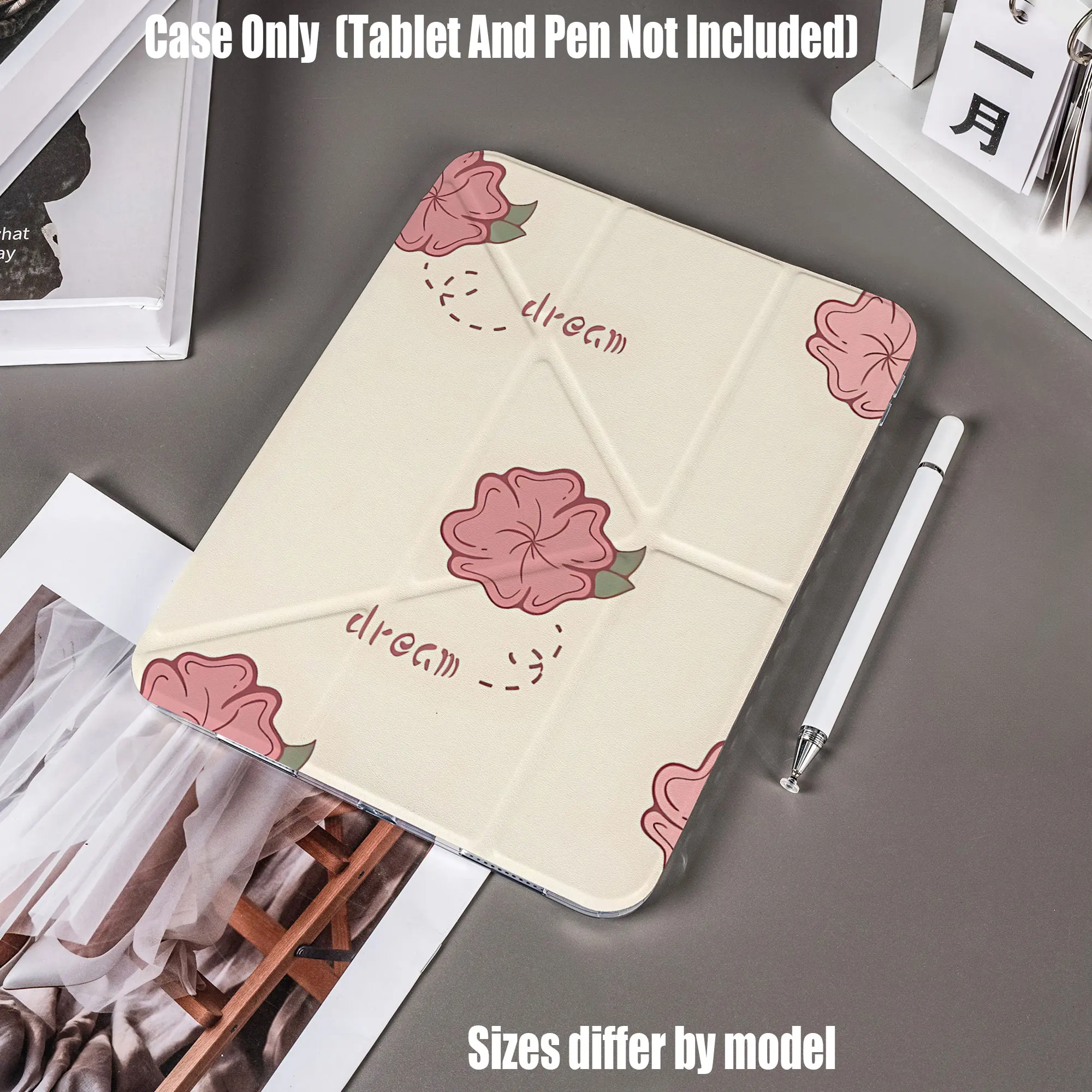Slim Fit Premium TPU Tablet Cover, Shockproof Durable Lightweight Protective Case for iPad Samsung Huawei Honor Redmi Xiaomi