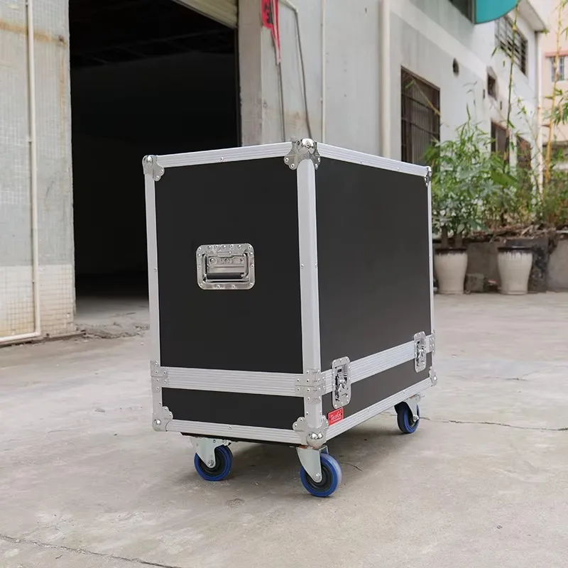Custom Engineered Line Array Flight Case for 2 HDL6-A Speakers With Wheels