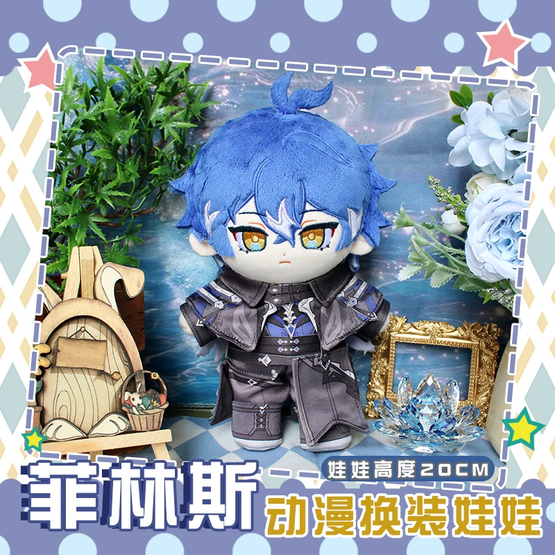 

Genshin Impact Kyryll Chudomirovich Flins Peruere Arlecchino Anime Mascot Costume Plush 20cm Dolls for Cosplay Events Roleplay