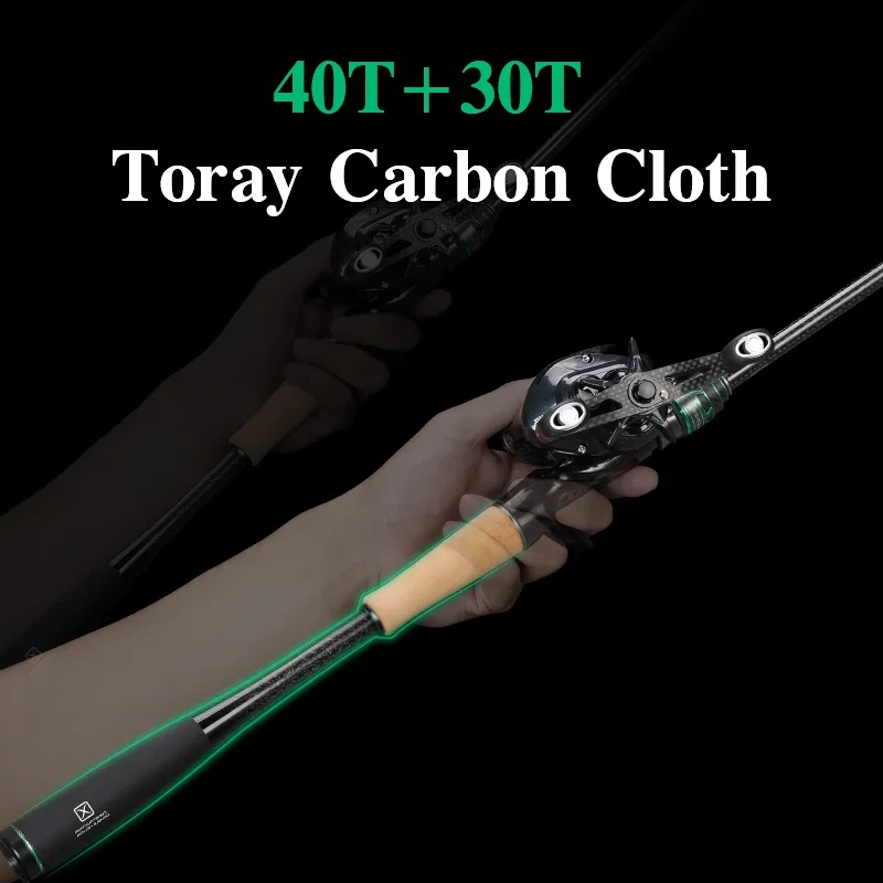 Tsurinoya Agile II – Caña casting lubina en carbono con guías Fuji - imagen 2