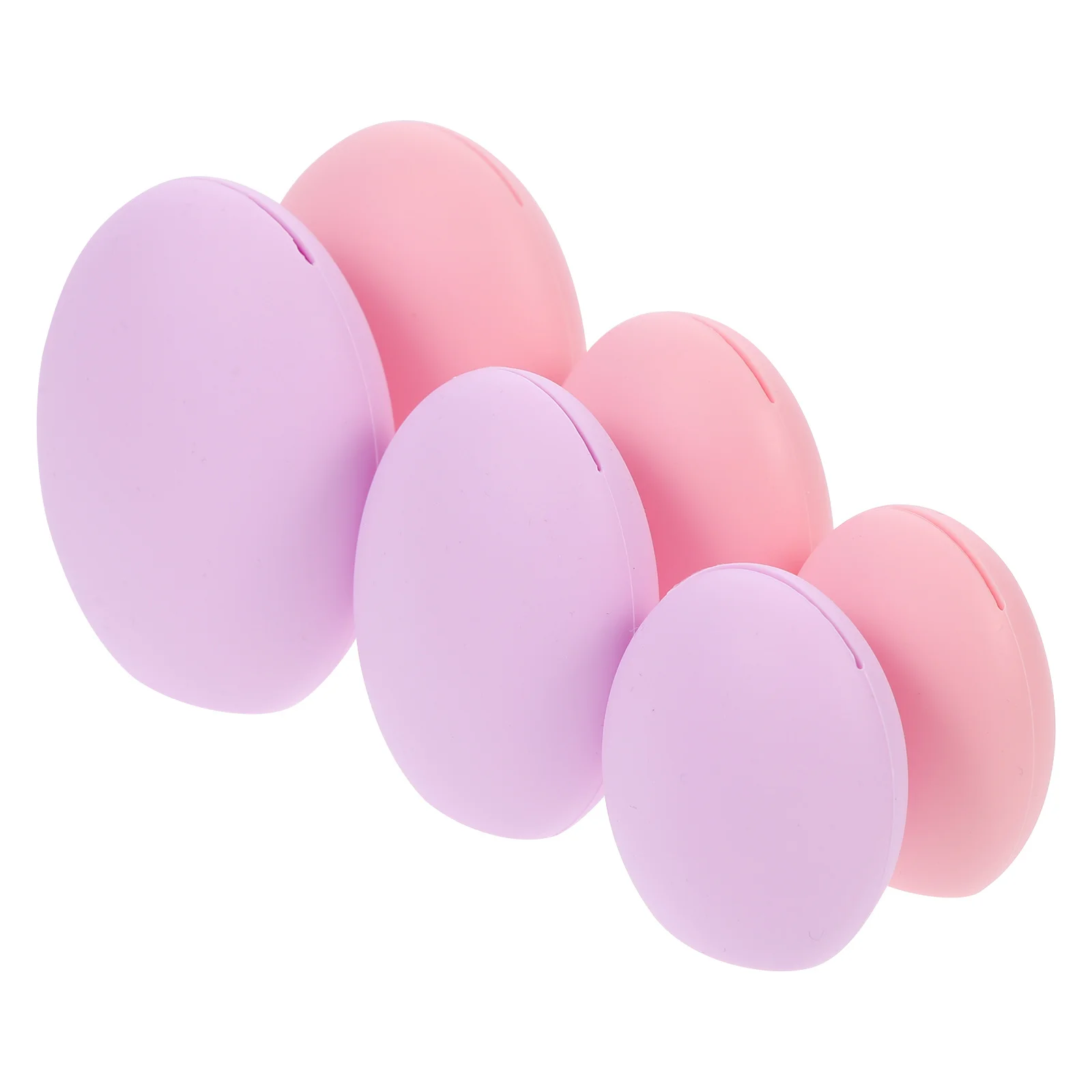 6 قطع من أغطية فرش المكياج من السيليكون، أغطية رأس فرشاة السفر المرنة المتينة، حامل غطاء