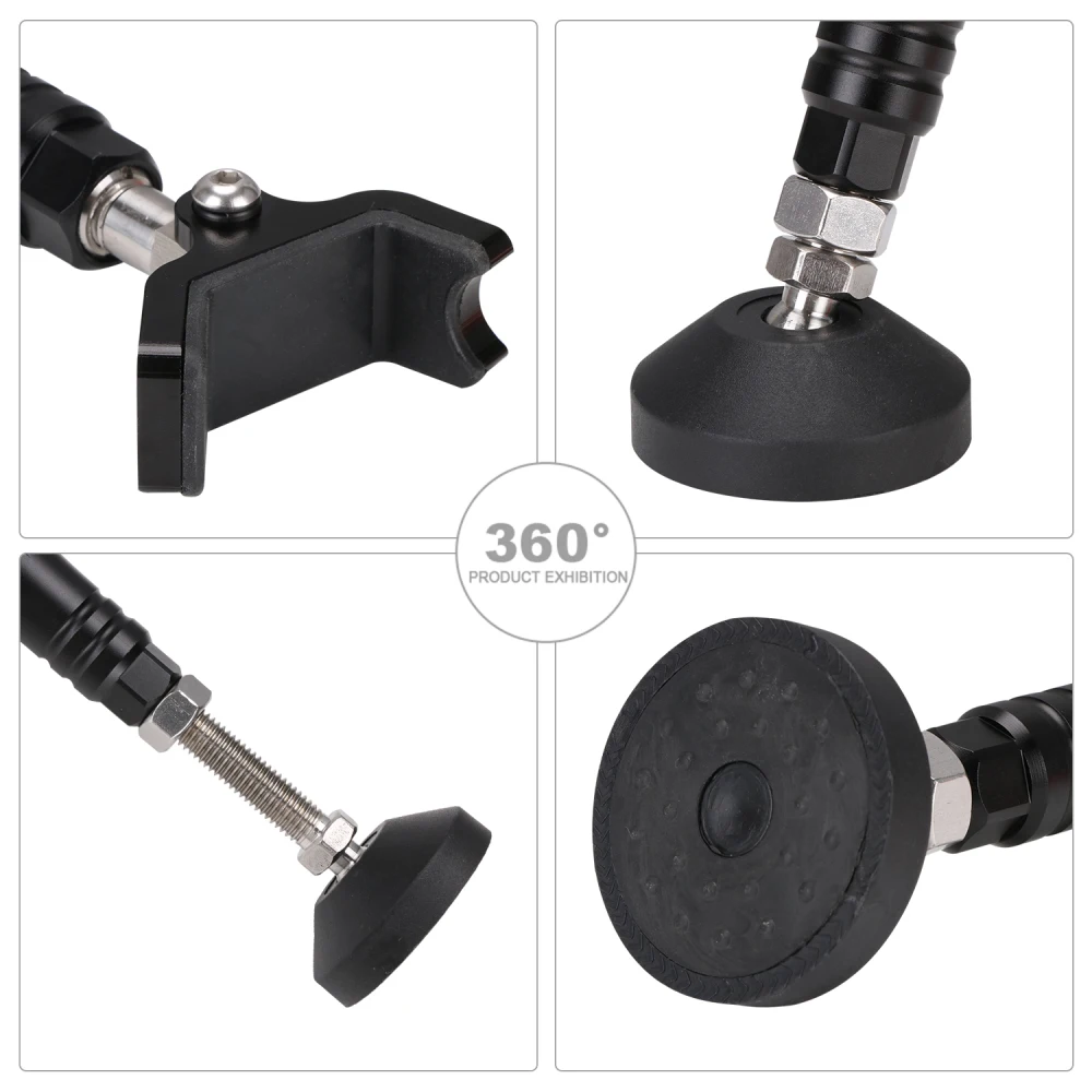 オートバイサポートサイドホイールスタンドフレームバランサーリフトブレーキロックフック付きユニバーサル KTM ヤマハホンダスズキモトクロス