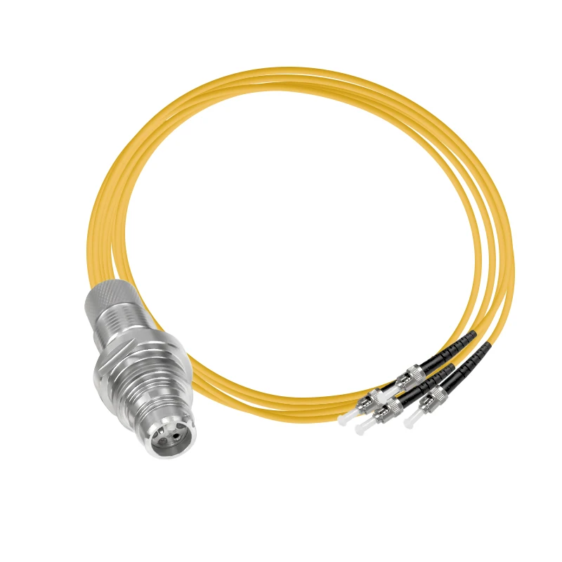 Lanhe  LH-M-CCP and LH-M-BCR Underwater Fiber Optic Inline Cable and Bulkhead for Subsea Tether