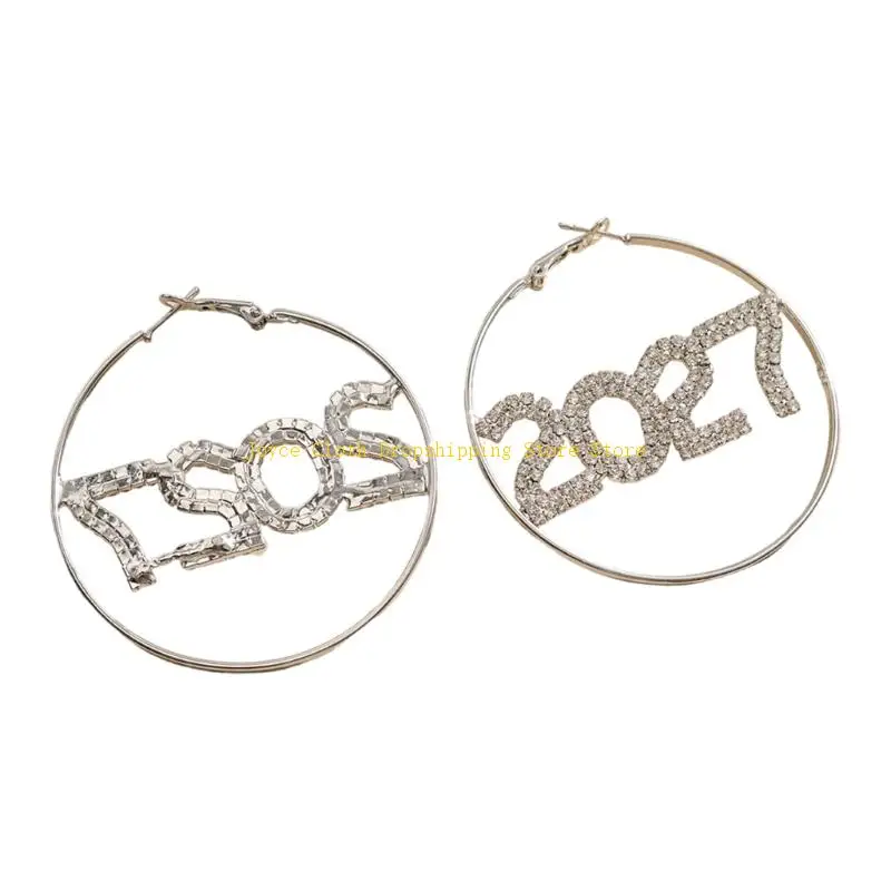 Statement 2027 Circle Earrings for Celebration Outfits and Photo-Ready Looks 10CD
