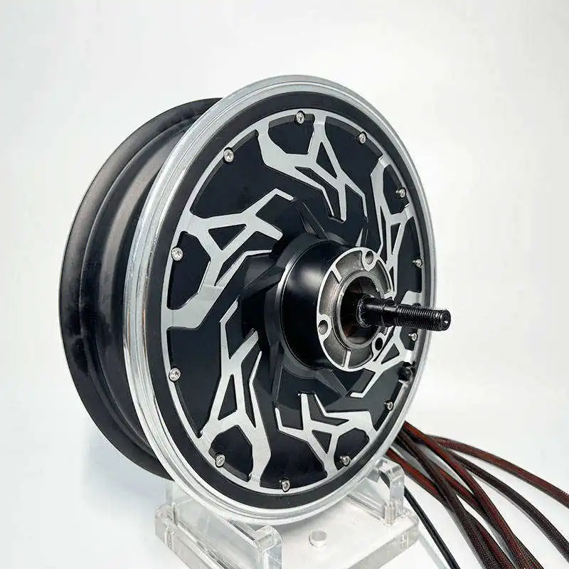 QSMOTOR 12 Inch V5 Upgraded 6000WP High-efficiency Permanent Magnet Brushless DC Motor Electric Bicycle IE4 Waterproof