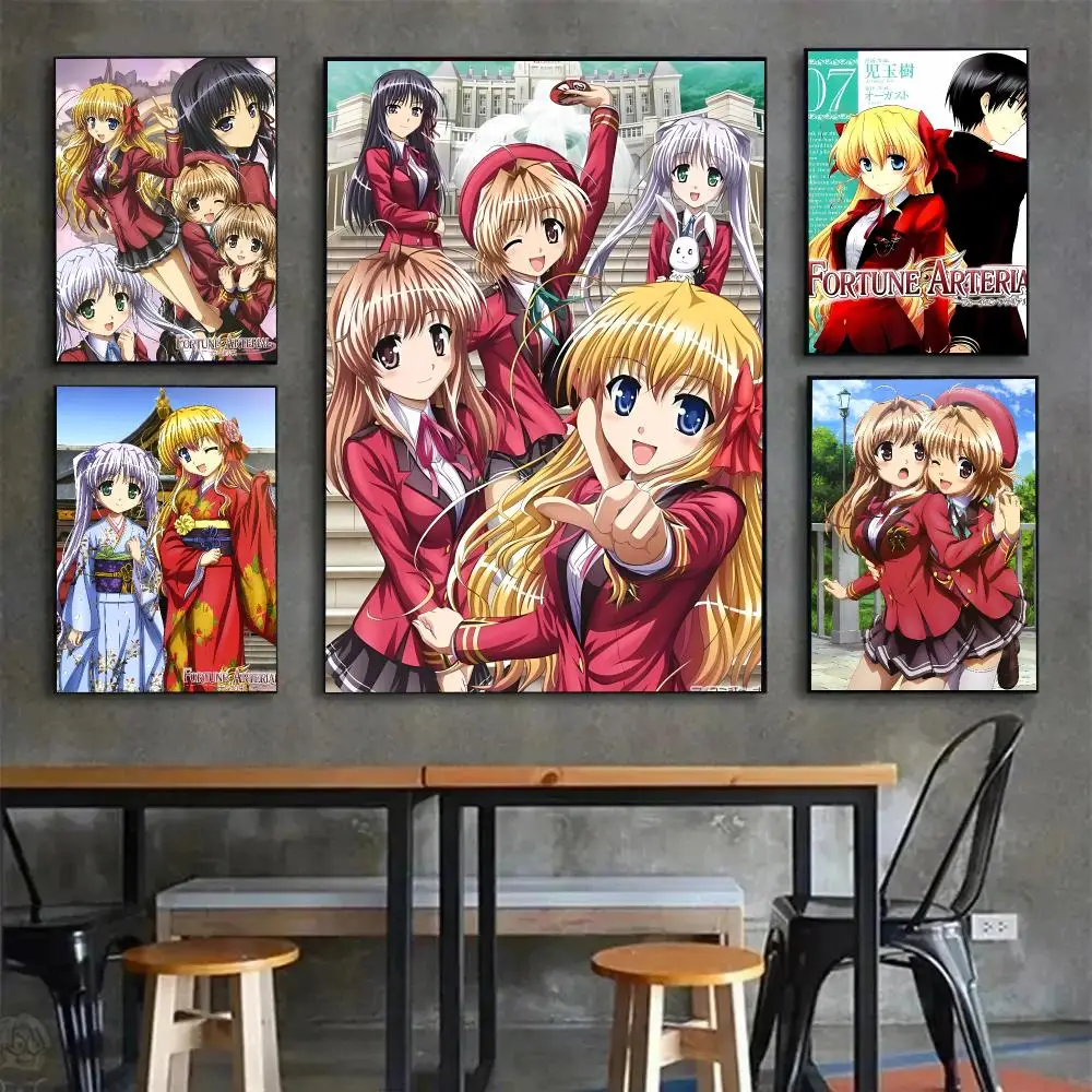 Vampire Romance Anime F-Fortune Aterial Poster Painting Wall Art Mural for Living Room Home Decor and Gifts