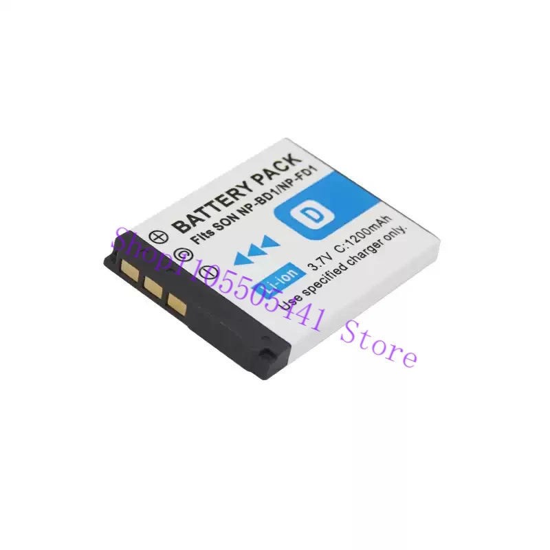 Replacement Battery for Sony NP-BD1 / NB-BD1, Compatible with DSC-T2 T70 T75 T77 T200 T300 TX1 T90 Digital Camera