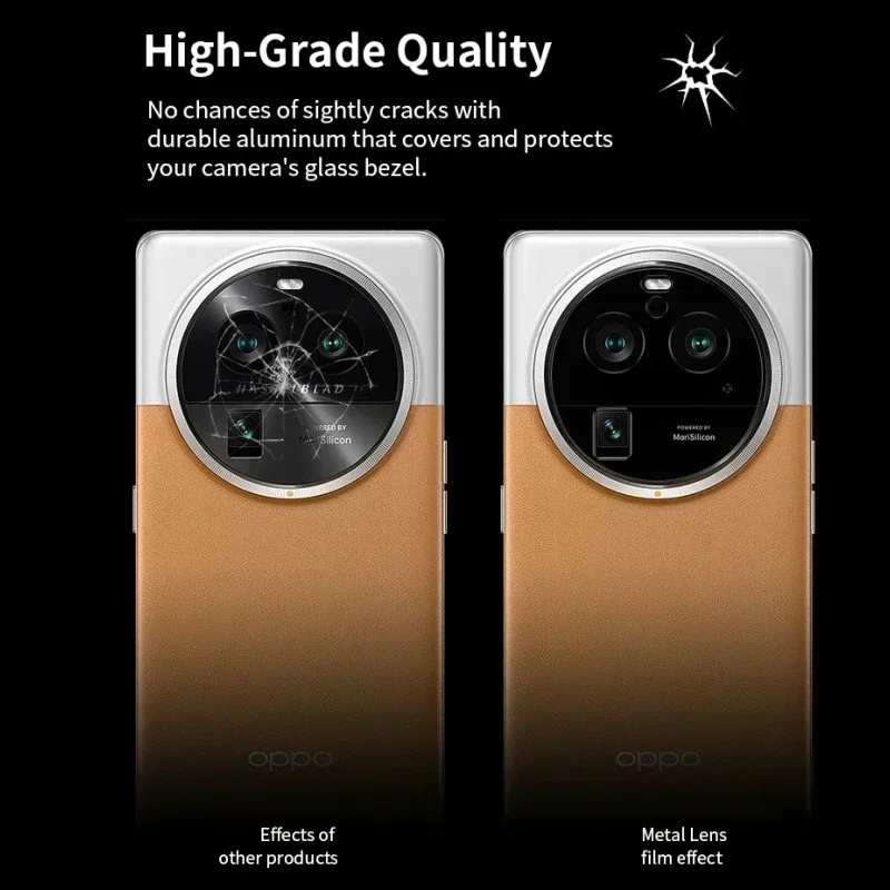 Protector de pantalla de lente de cámara para OPPO Find X6 Pro X6, película de lente de cámara, funda de Metal para oppo Find x6 pro, película protectora