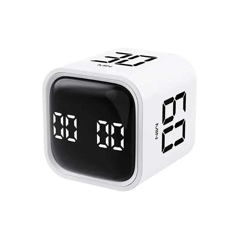 Xiaomi Youpin Cube Timer Gravity Sensor Flipping LED Display 4 Preset Time Dual Modes Countdown Cooking Study Mini Digital Timer