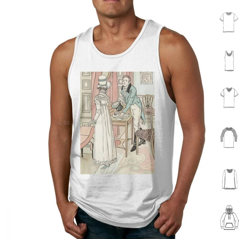 Edmund Brock-Jane Austen His Question Tank Tops Vest Sleeveless People Woman Man Person Glamour Old Lord Female Love Girl