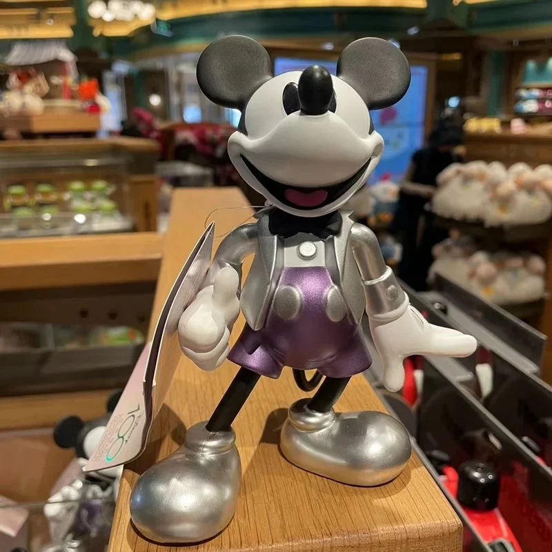 

Новинка, набор «Микки и друзья» Disney, Аниме фигурки, набор для гаража, модель, декоративные Детские кавайные коллекционные подарки для мальчиков и девочек