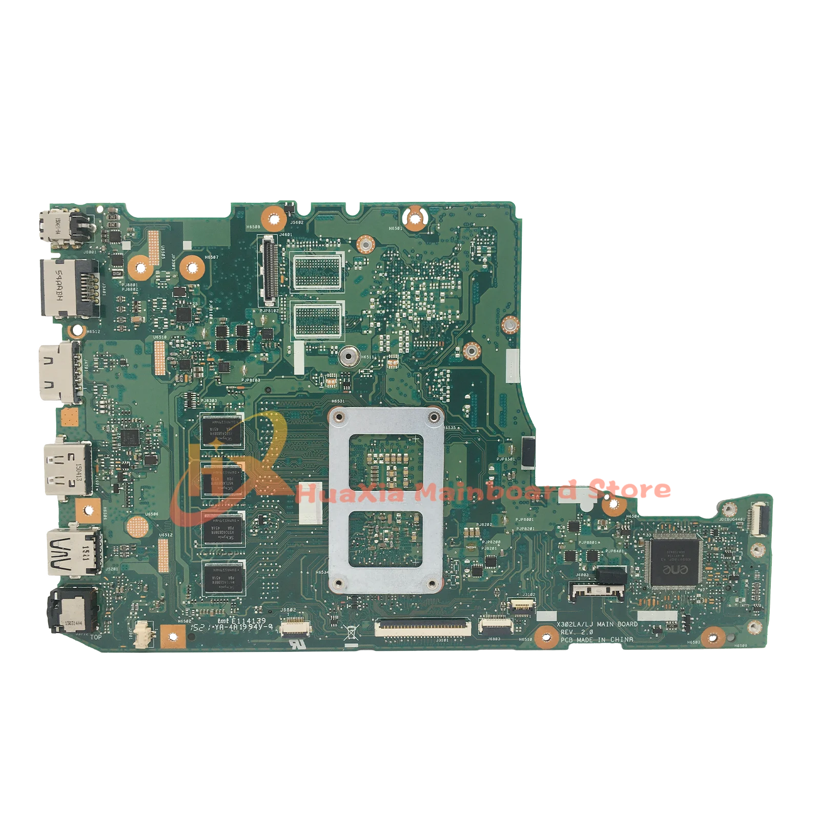 KEFU X302LA Laptop Motherboard For ASUS X302L X302LA/LJ X302LJ I3 I5-5200U I7-5500U 4G-RAM Mainboard 100% Working