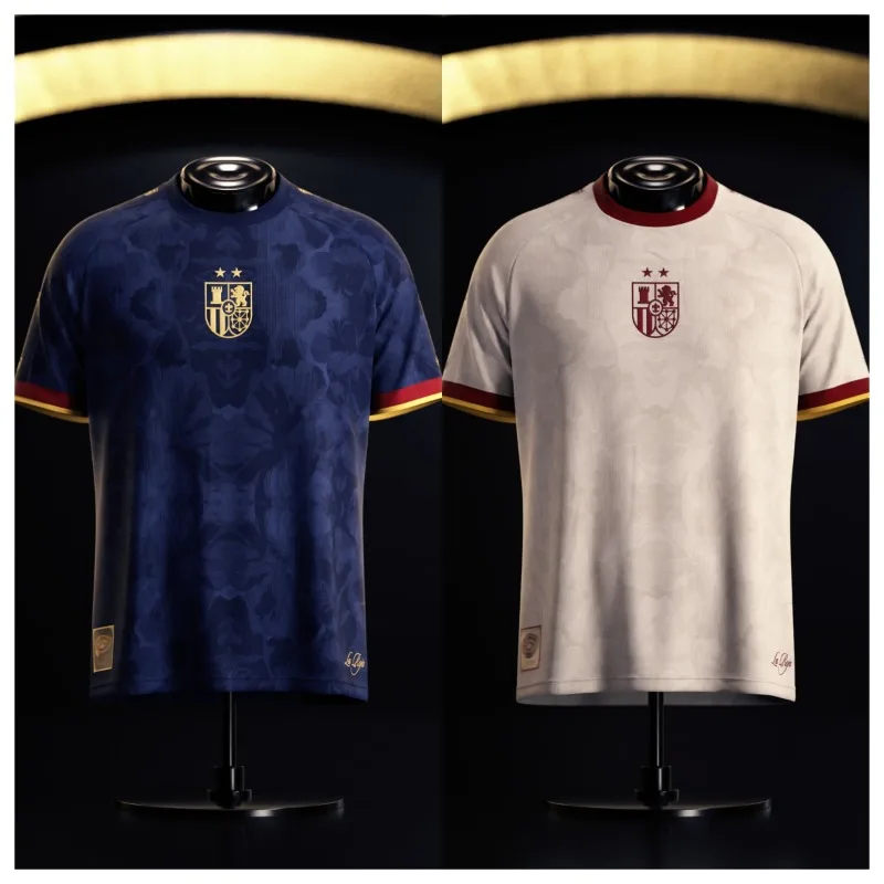 Warm Celebration of The Spanish Football Championship, Spanish Concept Jersey, Champion Number 26, 3D Printed Design