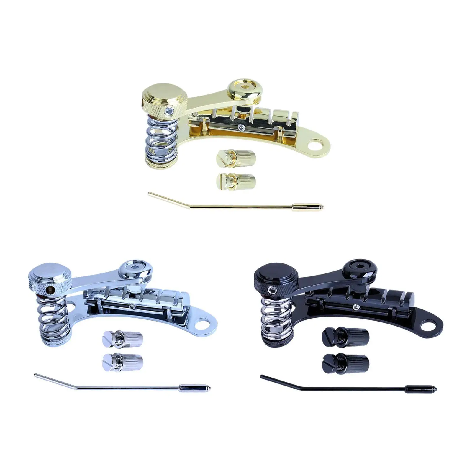 

Electric Guitar Bridge Stop Bar Zinc Alloy for Music Instrument Replacement