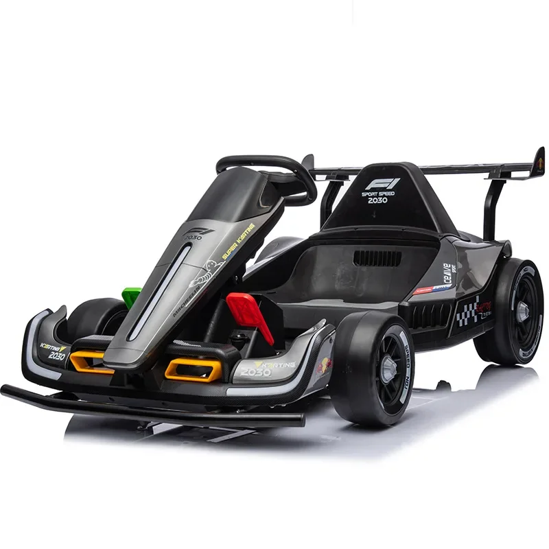 

360 Degree Children's Ride On Electric Go Kart 24V Charging Drift Car Four-wheel Rechargeable Toys Racing Car Change Timing