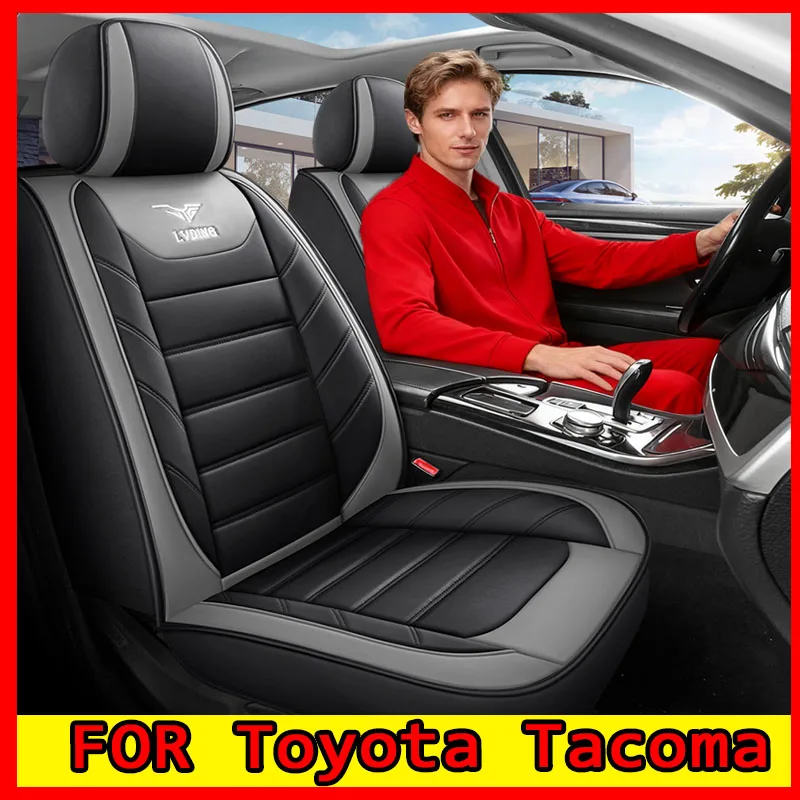 

FOR Toyota TacomaCar seat cover, high quality PU leather, soft and comfortable, fully wrapped 5-seat seat cover