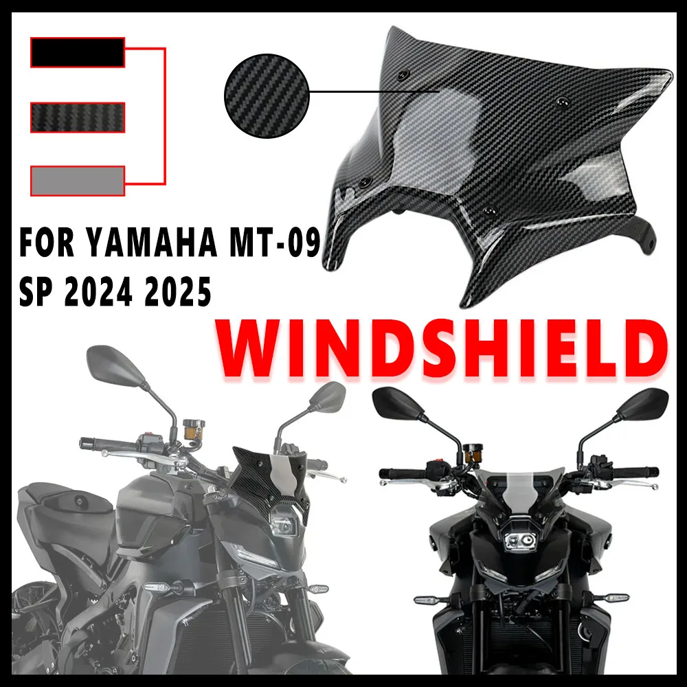 

For YAMAHA MT 09 MT-09 SP 2024 2025 NEW Motorcycle Accessories Windshield Front Support Windshield Wind Deflector Fairing Lower