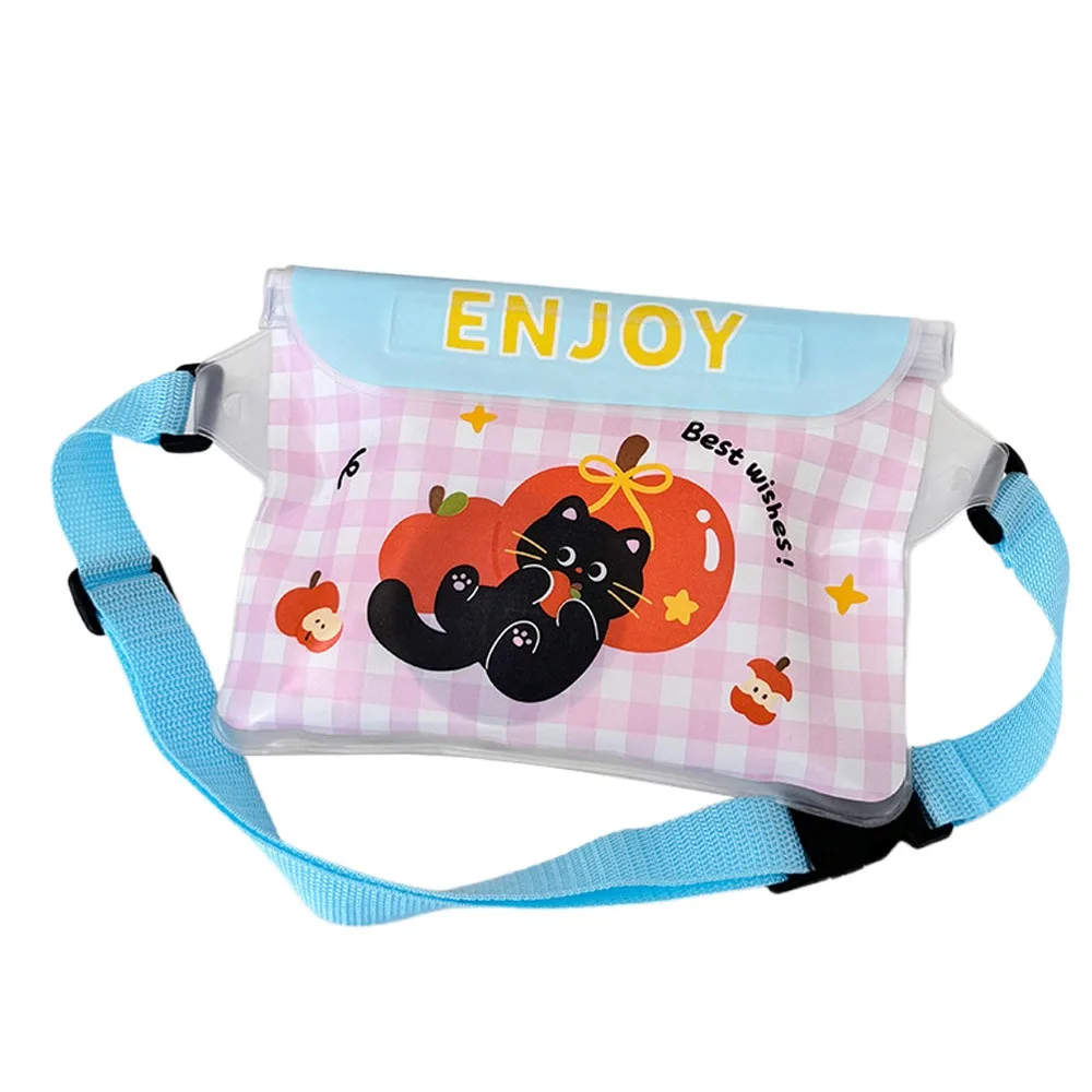 

New Waterproof Mobile Phone Bag with Touch Screen Large Capacity Waist Bags Adjustable Drifting Swimming Cases Swimming