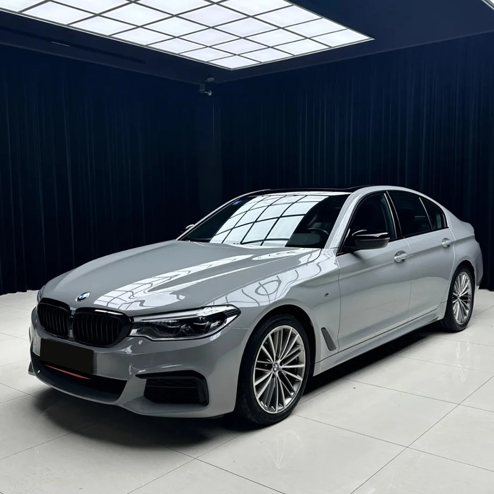 

Top Quality PET Gloss Vinyl Grey Weatherproof Vinyl Wrap custom wrap