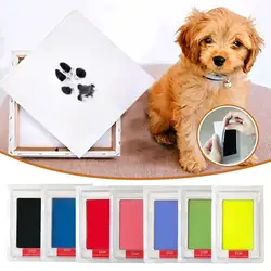 Dog Cat Footprint Pad Paw Print Ink Kit For DIY Photo Frame Accessories Baby Pet Cat Dog Stamp Paw Print Souvenir