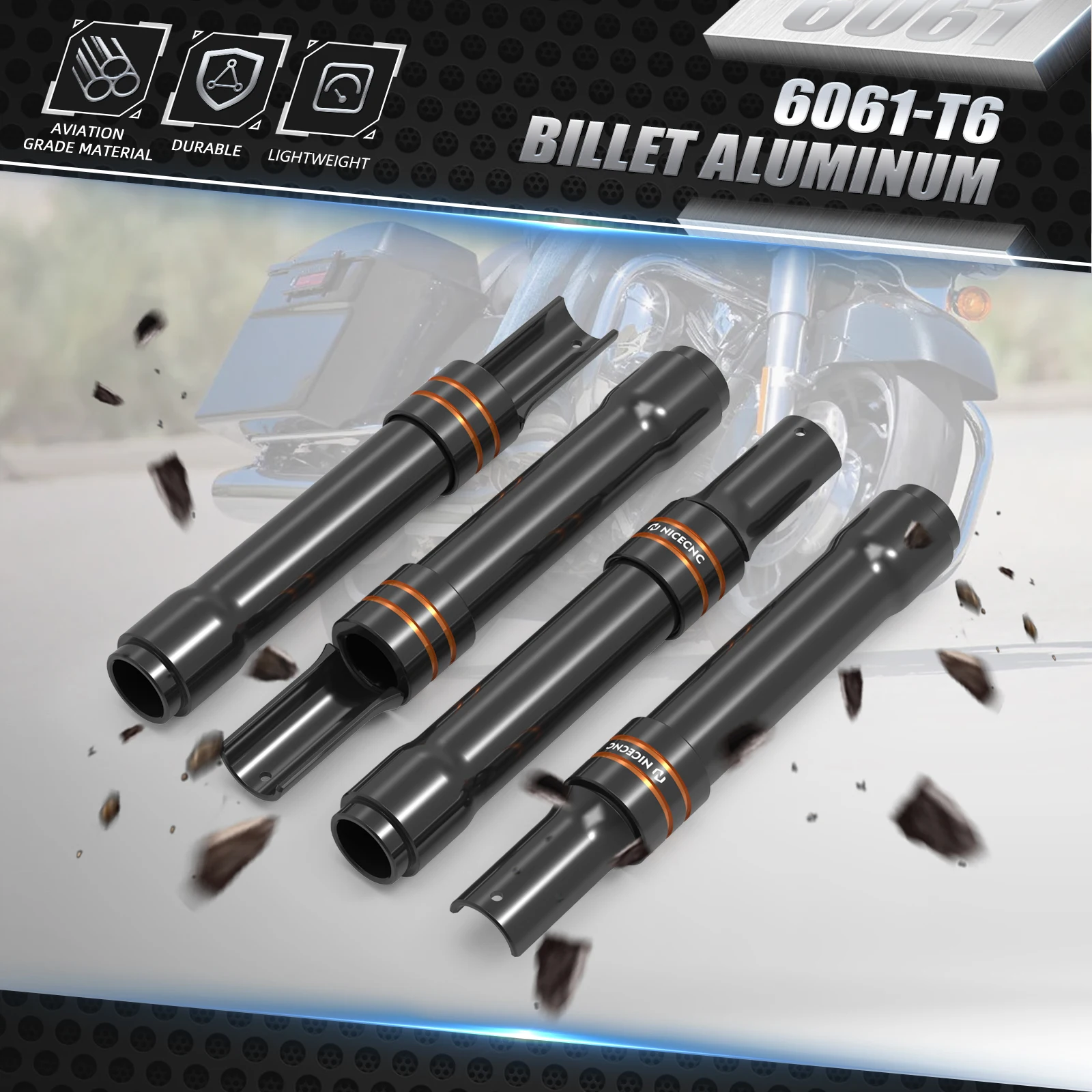 ل هارلي ستريت جلايد FLHX 2017-2024 غطاء دفع رود كينغ كلاسيك FLHRC 2017-2020 إليكترا جلايد فات بوي FLFBS 114 2018-2024 #5