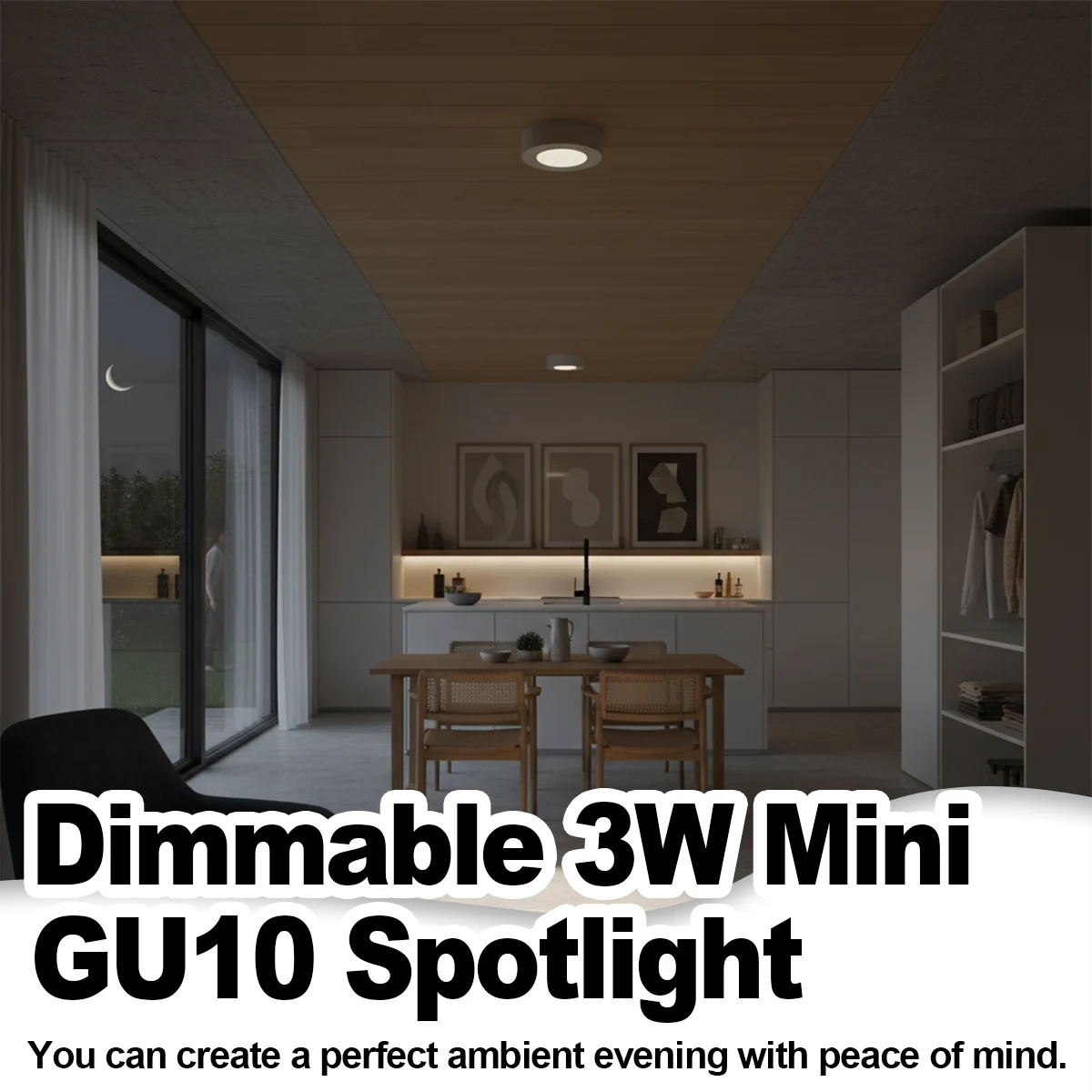 Мини-светодиодный прожектор Gu10 3 Вт с регулируемой яркостью, галогенная лампа 35 Вт, маленькие лампы 35 мм, 220 В, сменные прожекторы 110 В, 6000 К, холодный белый декор