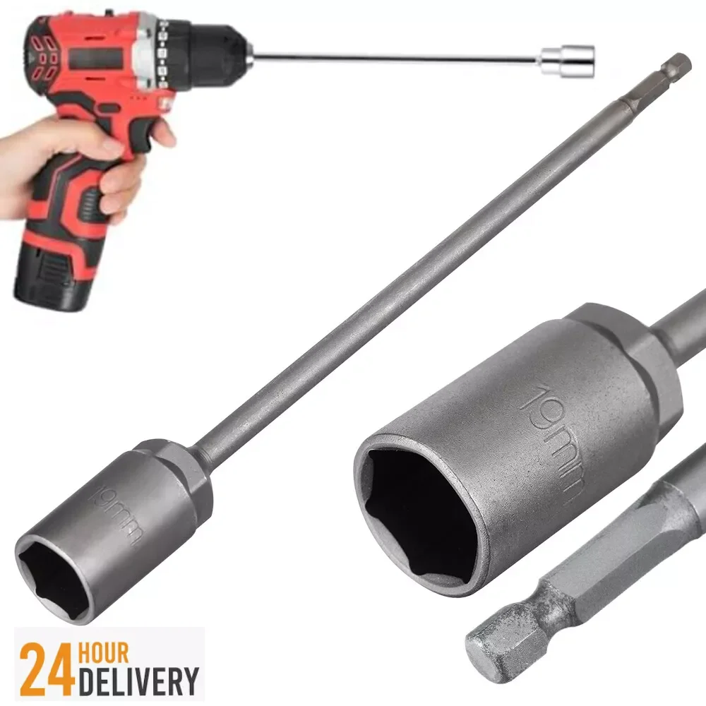 

1PC 15cm Corner Steady Caravan Leg Winder Drill Extension Jack Socket 19mm Adapter Motorcycle Repair Tools