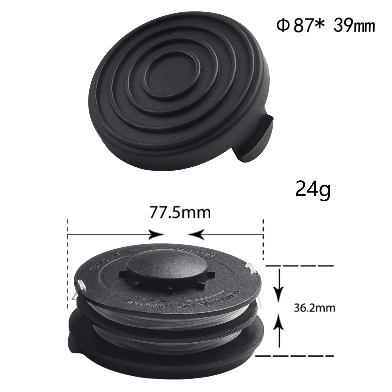 Accessories Spools Spool Cap Easy To Install for Gardenline for King Craft KCR For Top Craft/Einhell String Trimmer
