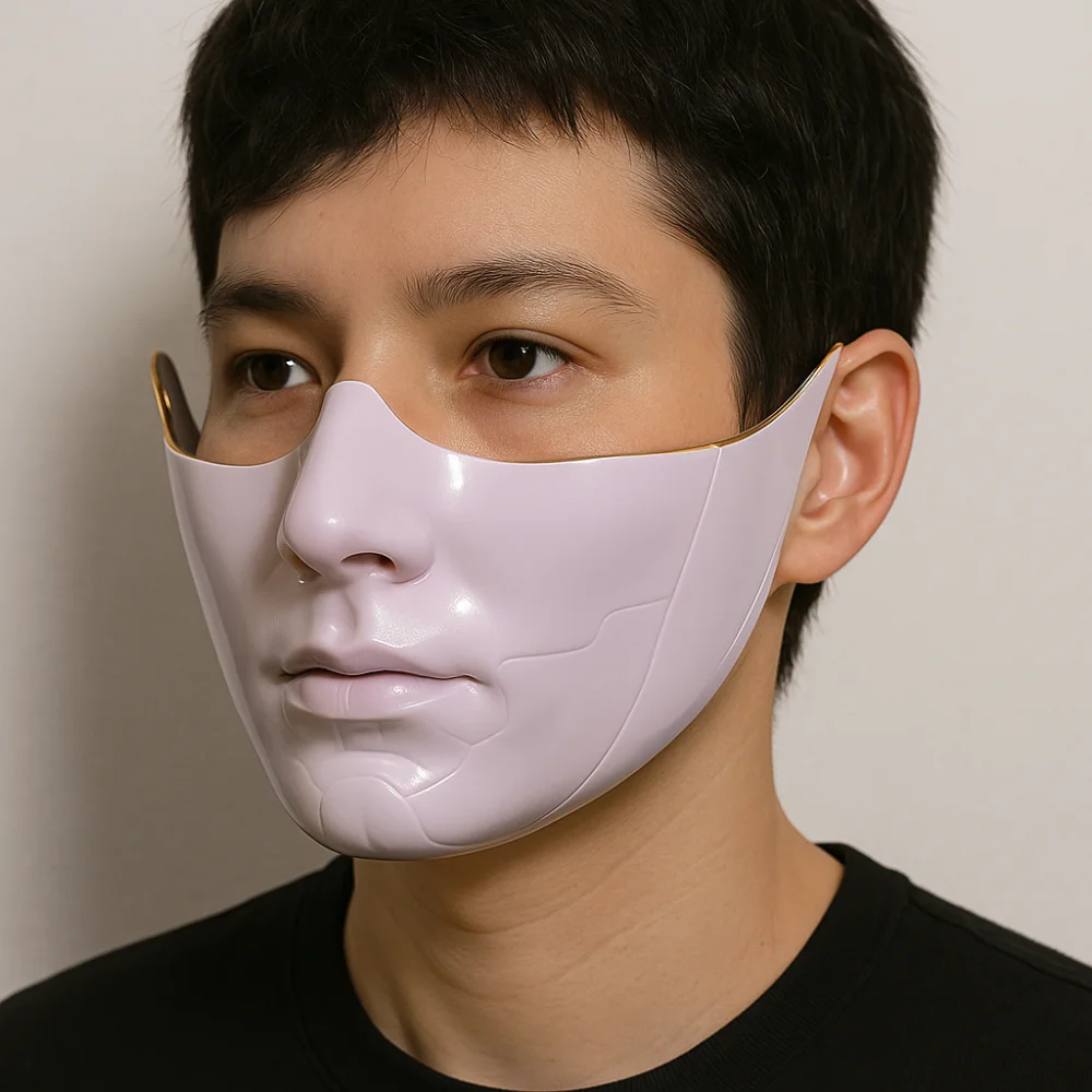 Mascarada de lujo estilo antiguo máscara facial suministros de fiesta máscara de ojos maquinaria máscara hombre adulto creativo Anime Cosplay disfraz profesional