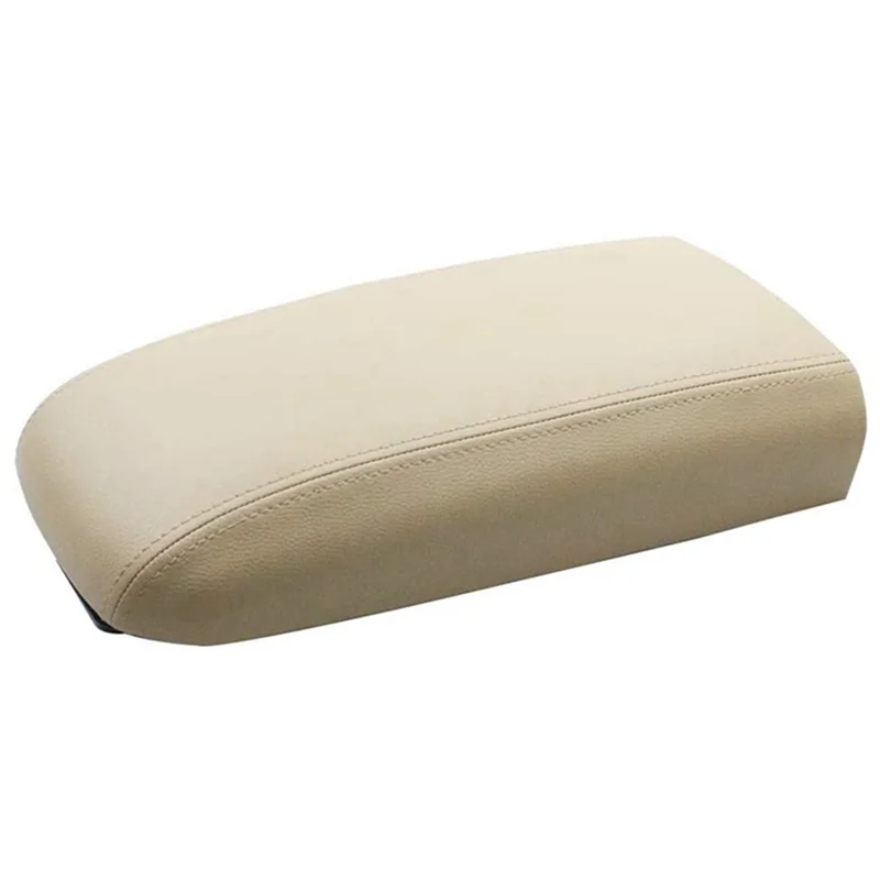 Auto PU Leather Center Console Lid Beige Armrest Cover for Chevrolet Trailblazer Buick Rainier 25998847 25998838