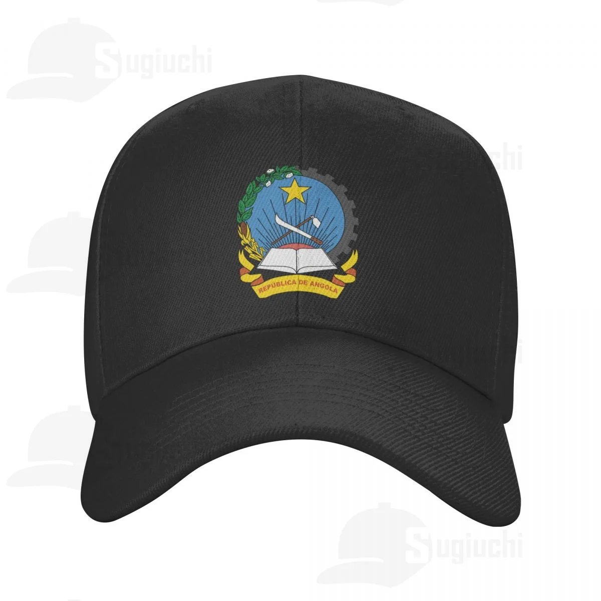 National Emblem Of Angola Coat Of Arms Sun Baseball Cap Dad Hats Adjustable For Men Women Unisex Cool Outdoor Hat