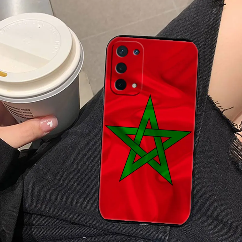 Moroccans Morocco Flag Passport Case For OPPO RENO A98 A94 A93 A92 A78 A76 A74 A73 A71 A60 A57 A55 A54 A53 A38 A17 A16 A15 Case