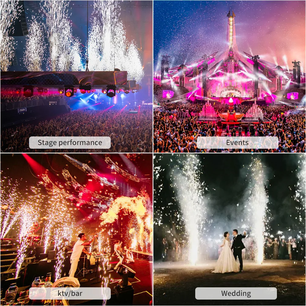 700W Cold Spray Machine Wedding Bar Performance 500W Fireworks Machine Stage Effect Cold Spray Machine DJ Disco Fountain Machine