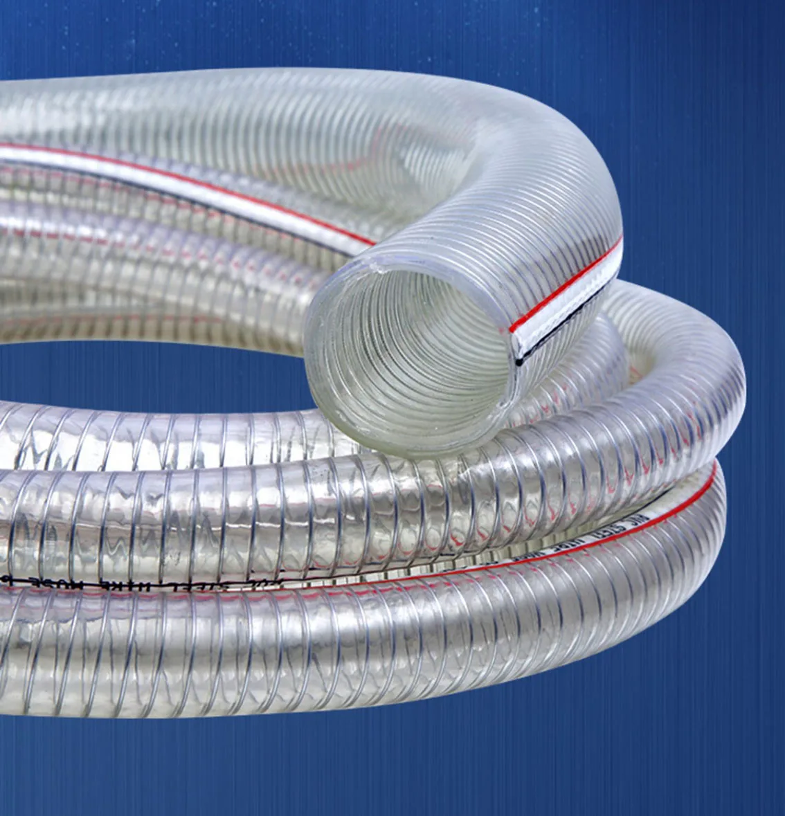 1Meter ID 10 13 16 19 22 25-60mm Transparent PVC Steel Wire Hose Oil Soft Plastic Water Pipe