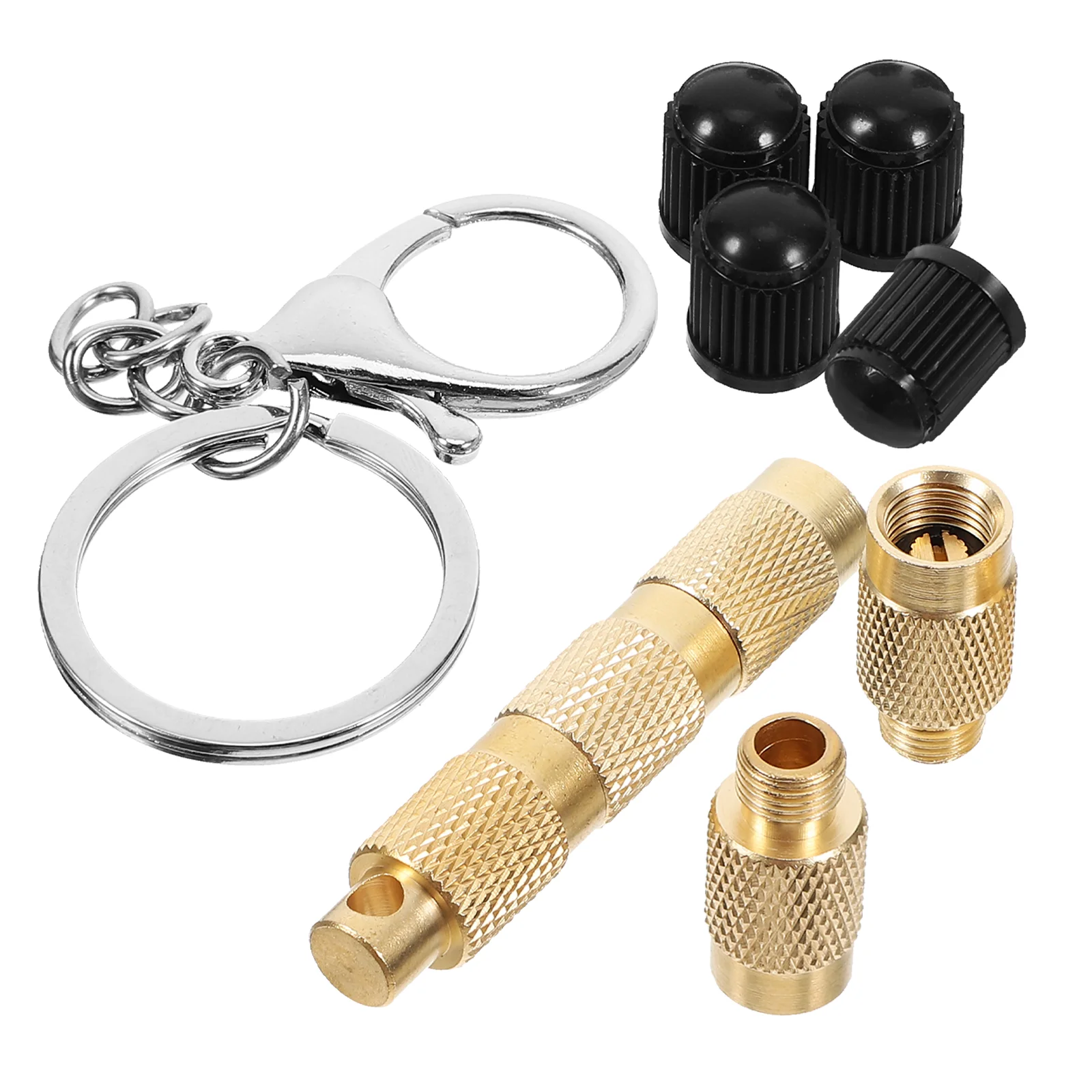 Tire Deflation Tool Purge Valve Deflator Kit Brass Suite Bleeder Car Copper for Off-road Vehicles Accessories Tyre