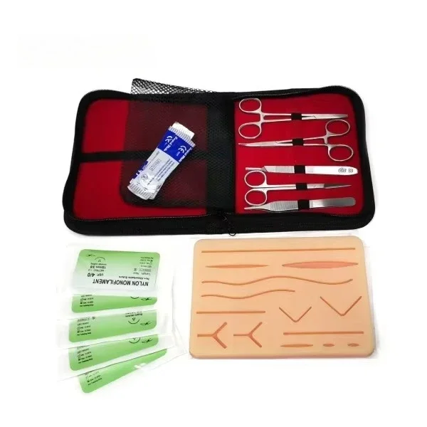 Suture Practice Kit Strap Case Medical Skin Practice Suture Kit Training Suture Pad