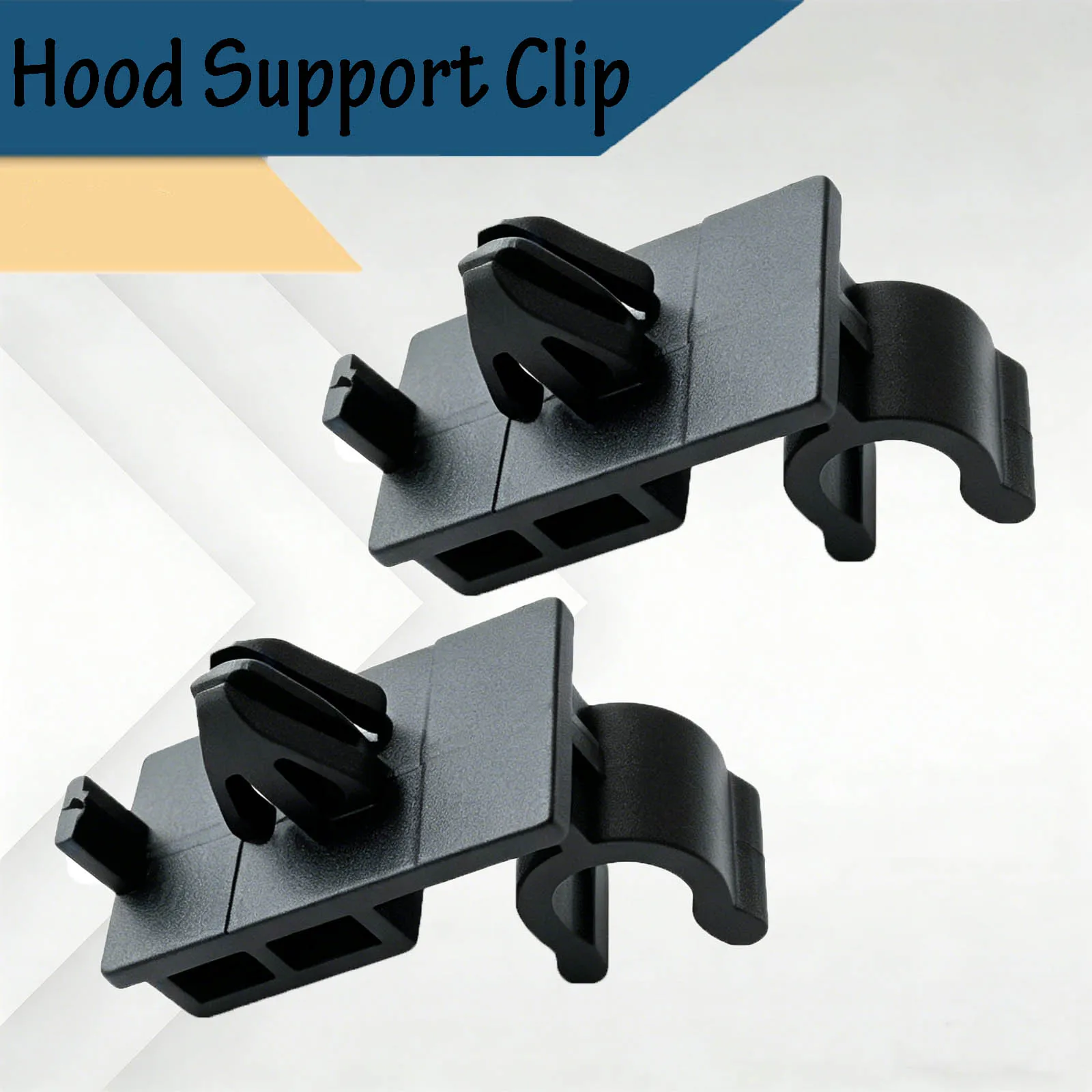 Hood Prop Rod Holder Clip Support Accessories Replacement 8973013560 2Pcs for Isuzu D-max Mu-x Mu-7