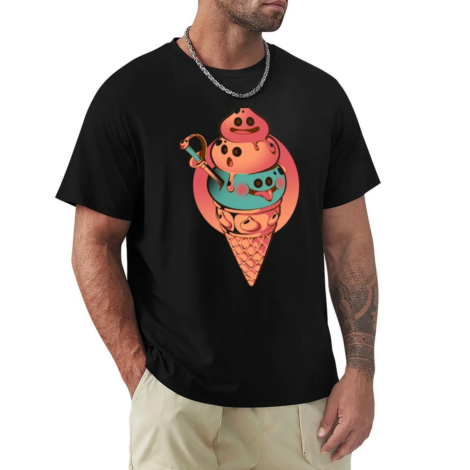 Ice Quest T-Shirt Non-Shrink Basic Cotton T-Shirt