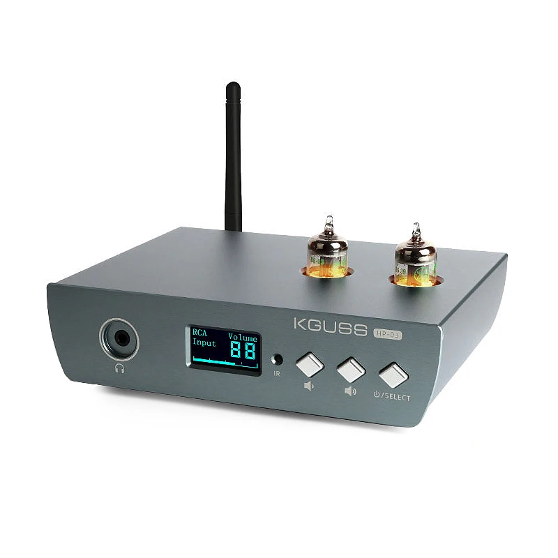 

KGUSS HP-03 QCC5125 Bluetooth 5.1 XLR Balanced decoder Headphone amplifier HIFI 5725 tube front amplifier