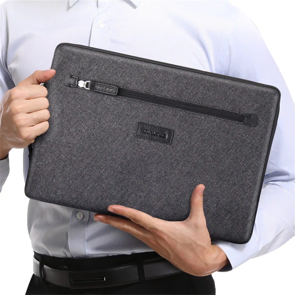 Obrázek 6: QIALINO pro 15 palec notebook rukáv brašna vodotěsný nárazuvzdorné nesoucí pouzdro s madlo řemen