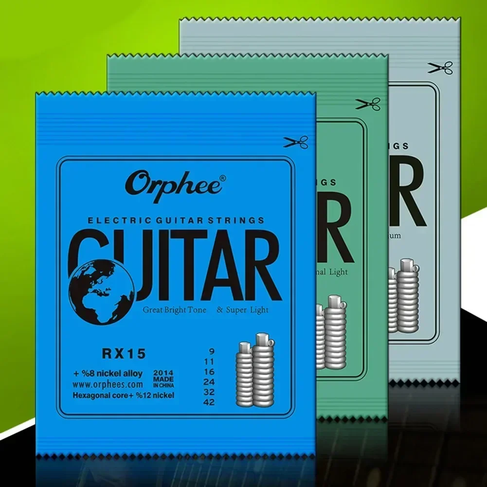 Musical Instruments Full-Size Light Medium Orphee 9-42/10-46/11-50 Gauges Electric Guitar Strings Strings Accessories 2021 Music