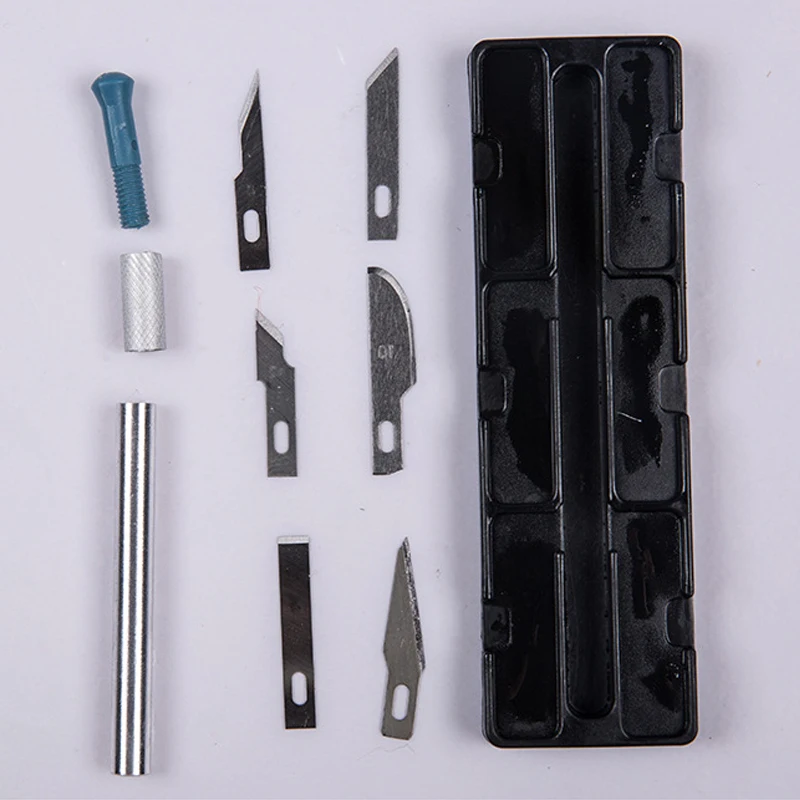 Metal Scalpel Knife Tools Kit With Box Model Tool Making 13 Blade Polymer Clay Multifunction Pen Knives DIY Repair Hand Tools