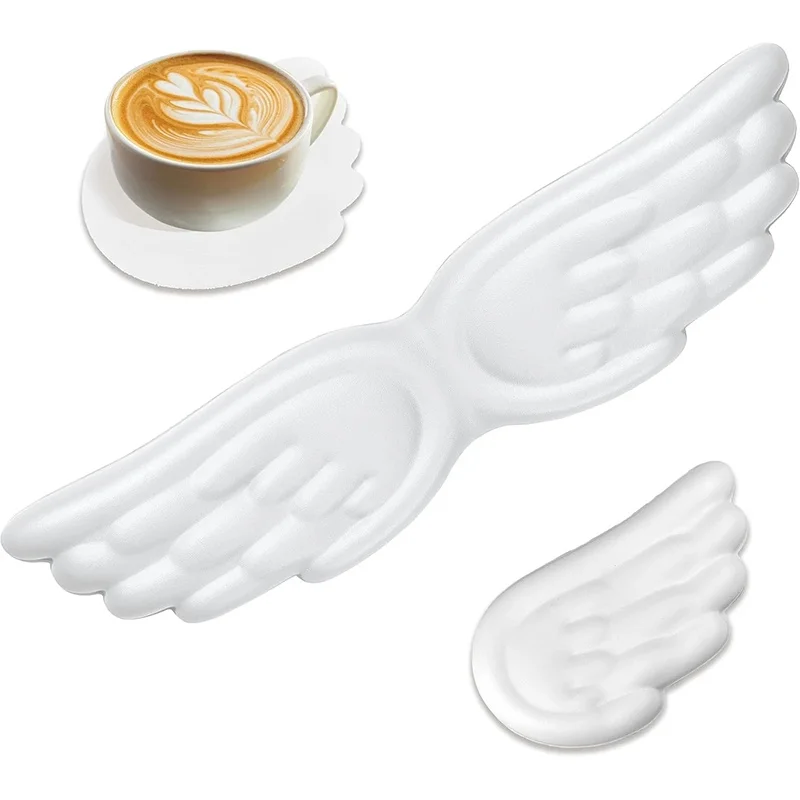 Angel Wings Shaped Keyboard Mouse Wrist Rest Memory Foam Anti-slip Ergonomic Wrist Guard Mouse Keyboard Pad For Computer Laptops
