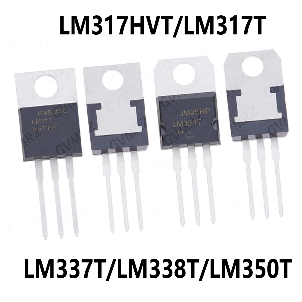 10PCS TO-220 LM317HVT LM317T LM337T LM338T LM350T LM317 LM337 LM338 LM350 TO-220