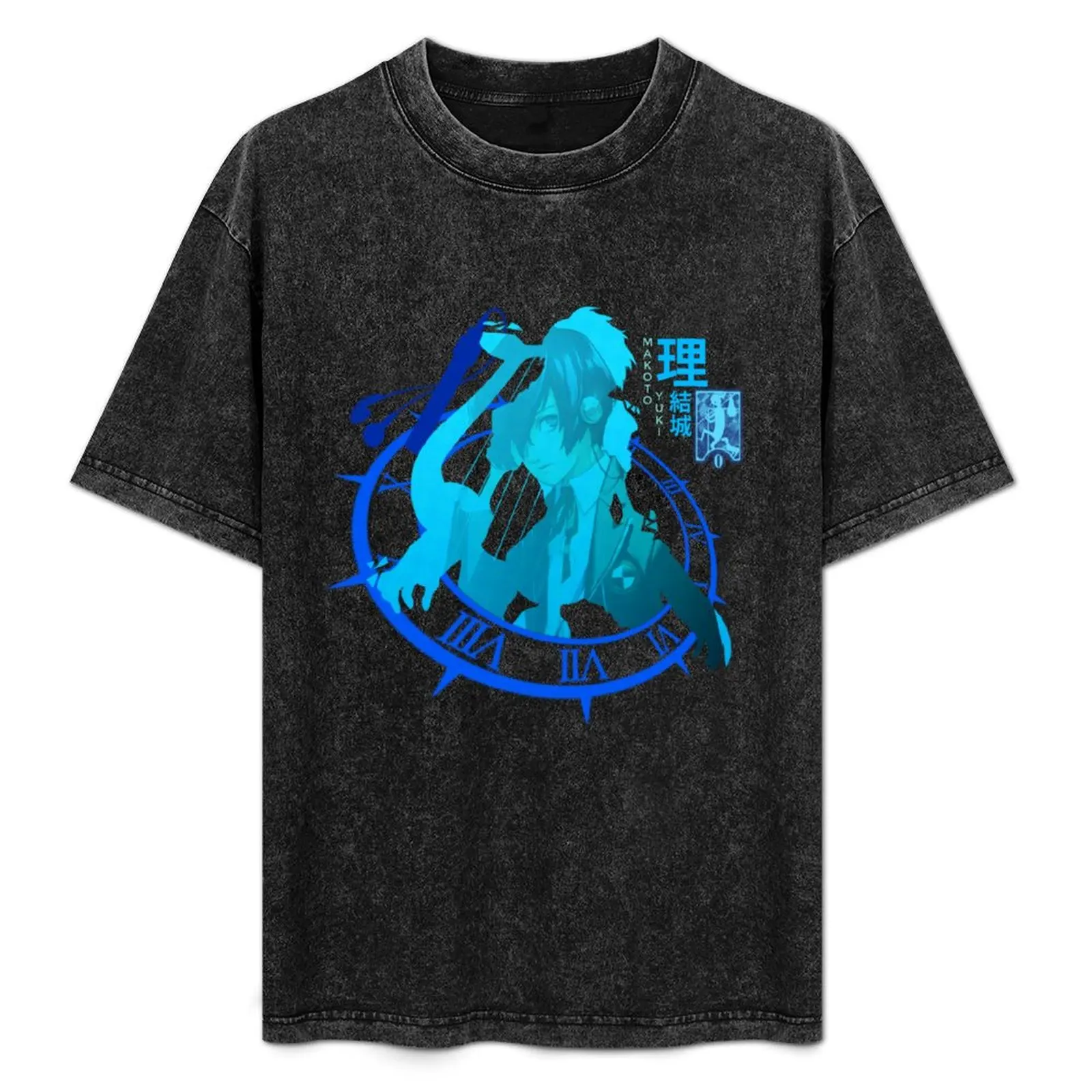 Makoto Yuki/Hero - Persona 3 Reload T-Shirt customs designer shirts fitted t shirts for men