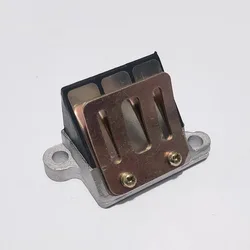Reed Valve Block With Petals Membran Assy For Suzuki 50cc AG 50 AD AG SJ ZZ 50 60 2 Stroke Moped Scooter Valves Motorcycle