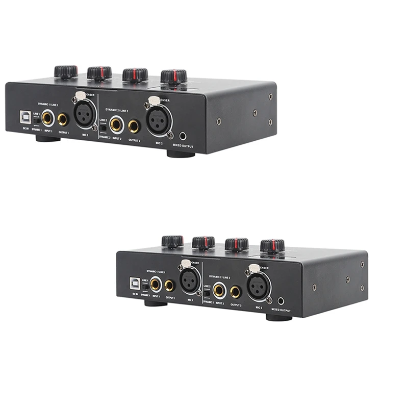 

48V Dynamic Microphone Condenser Mic Amplifier Audio 48V Phantom Power Charging For Live Sound Card Speaker